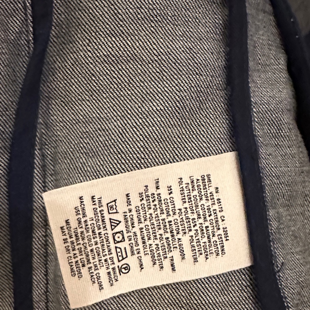 Size S Cotton denim blazer, Pilcro and the Letterpress for Anthropologie - Picture 12 of 13